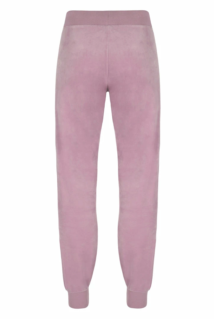 JUICY COUTURE KEEPSAKE LILAC CLASSIC VELOUR CUFFED JOGGER SPRING SUMMER '22 COLLECTION