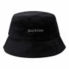 JUICY COUTURE SPRING SUMMER '22 COLLECTION BLACK VELOUR BUCKET HAT