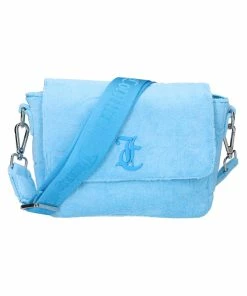 JUICY COUTURE AQUA MONOGRAM TOWELLING BAG