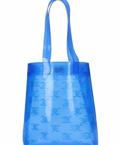 JUICY COUTURE AQUA MONOGRAM PVC TOTE SPRING SUMMER '22 COLLECTION