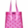JUICY COUTURE FLURO PINK MONOGRAM PVC TOTE SPRING SUMMER '22 COLLECTION