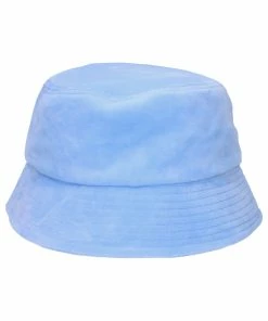 JUICY COUTURE POWDER BLUE VELOUR BUCKET HAT