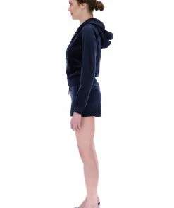 JUICY COUTURE NIGHT SKY CLASSIC VELOUR TRACK SHORT NEW IN