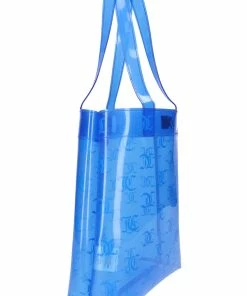 JUICY COUTURE AQUA MONOGRAM PVC TOTE SPRING SUMMER'22 COLLECTION