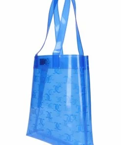 JUICY COUTURE AQUA MONOGRAM PVC TOTE SPRING SUMMER '22 COLLECTION