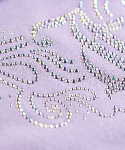 JUICY COUTURE PASTEL LILAC DIAMANTE SCRIPT BOYFRIEND JOGGERS TRACKSUITS