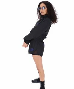 JUICY COUTURE TRACKSUITS BLACK DIAMANTE LIGHTWEIGHT TRACK JACKET