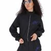 JUICY COUTURE TRACKSUITS BLACK DIAMANTE LIGHTWEIGHT TRACK JACKET